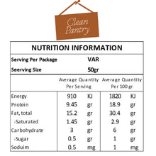 Load image into Gallery viewer, Chia Seeds Nutrition Information