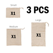 Load image into Gallery viewer, Eco Cotton Mesh Bags
